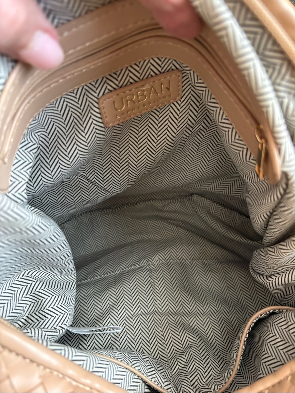 Urban Outfitters Neutral Beige Woven Hobo Bag - Picture 6 of 6